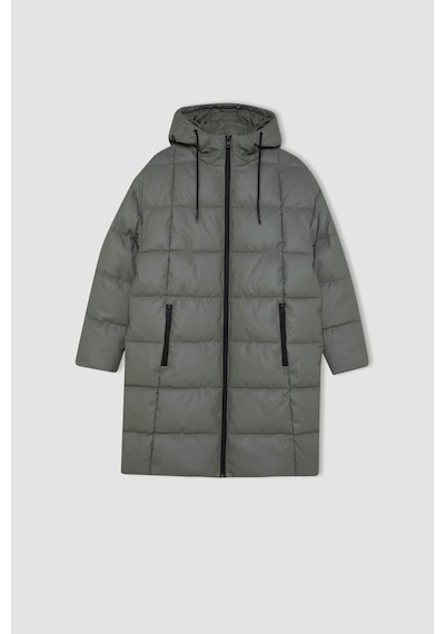 DeFacto Regular Fit Kapüşonlu Fermuarlı Cepli Parka D5953AX24WNKH439 Haki DeFacto Regular Fit Kapüşonlu Fermuarlı Cepli Parka D5953AX24WNKH439 Haki