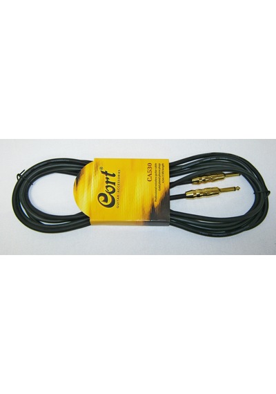 Cort Ca530 Bk Gitar Kablo Gürültüsüz 4,5m Noısless , Siyah,