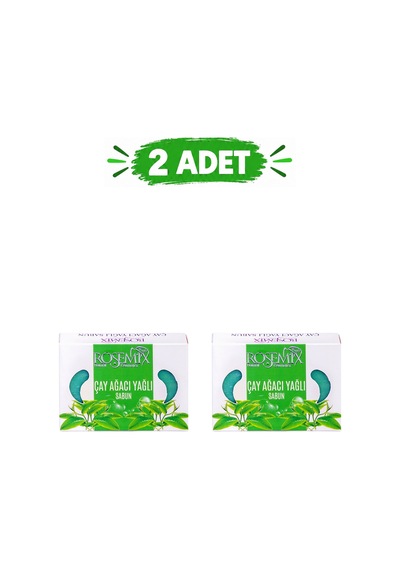Rosemix - 405 - - Çay Ağacı Sabunu Kutulu 90 Gr - 2 Adetlik - Shophnrl - Set Ürün Diğer