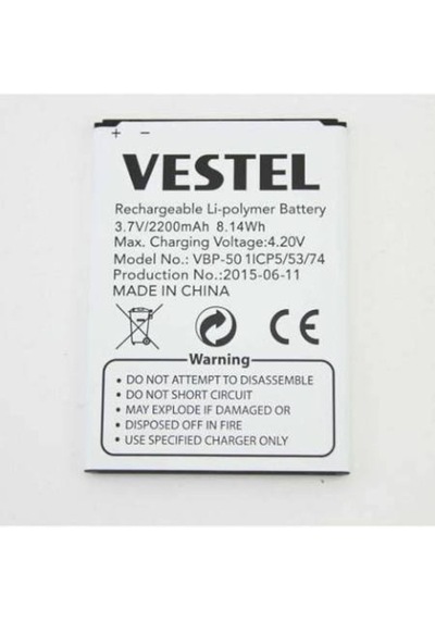 Senalstore Vestel Uyumlu Venüs 5.0 V 5.0 X Pil Batarya Vbp-50 İthal
