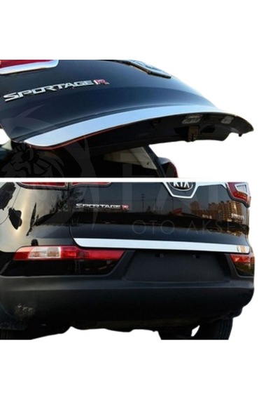Kia Sportage Uyumlu Krom Bagaj Alt Çıtası 2010-2015 P. Çelik