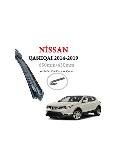 Nissan Qashqai Silecek Takımı 2014-2019