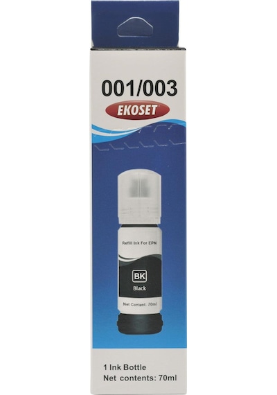 Ekoset Epson Ecotank L3150 Siyah Uyumlu Mürekkep 70 ML 103 Serisi
