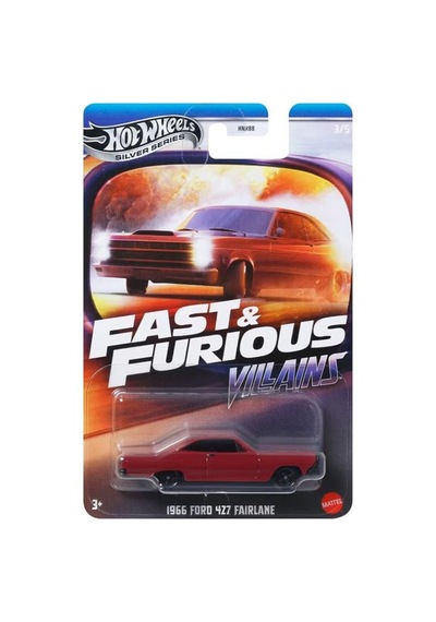 Silver Series Fast&furıous 1966 Ford 427 Faırlane Jby36 - Hnr88 Çok Renkli