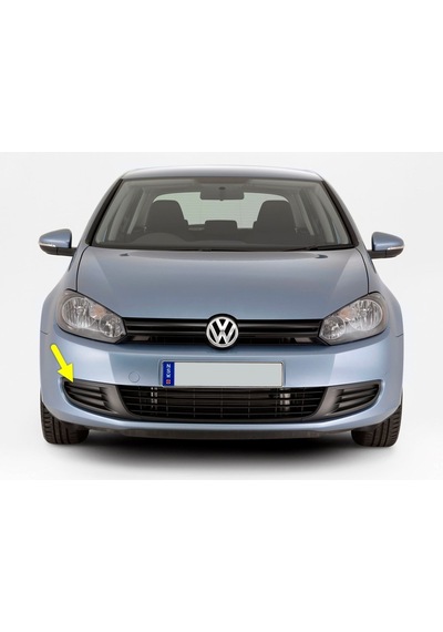 VW Golf 6 2009-12 Ön Tampon Sağ Sis Farı Kapağı Sissiz 5K0853666A