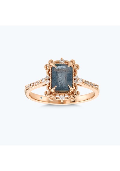 Altınbaş Pırlanta Topaz Emerald Kesim Yüzük Pnf046pıo-14k