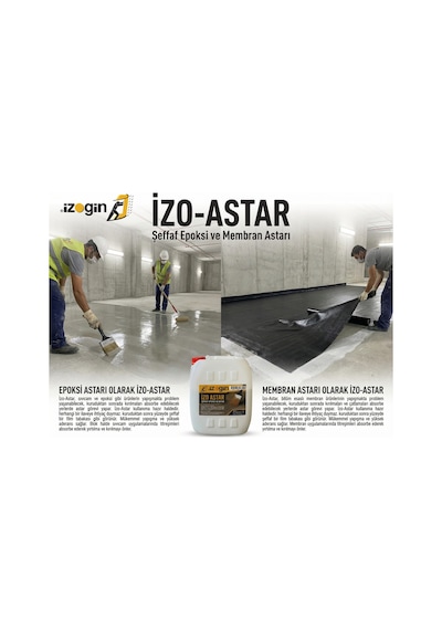 İzo Astar 5 Kg Şeffaf Epoksi Ve Bitüm Esaslı Membran Astarı