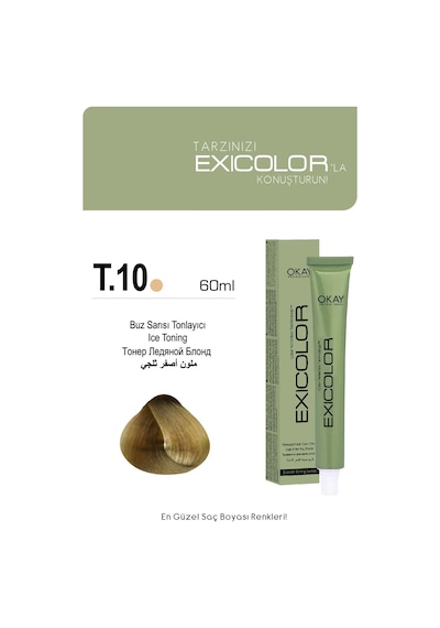 Exicolor T.10 Buz Sarısı Tonlayıcı