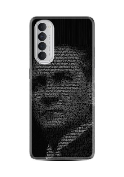 Oppo Reno 4 Pro Kılıf Hayat Serisi Desenli Yüce Atatatürk-product Code 2002