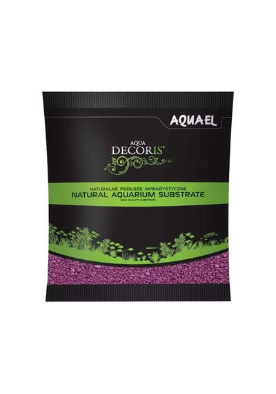 Aquael Gravel Decoris 2-4 Mm Fuşya Kum 1 Kg
