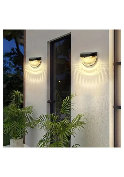 Greentech Güneş Enerjili Duvar ve Çit LED Aydınlatma / GT-SL23 Beyaz