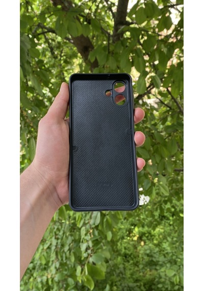 Samsung Uyumlu Galaxy A07 Yılan Desenli Kabartma Dokulu Kılıf Açık Kiremit