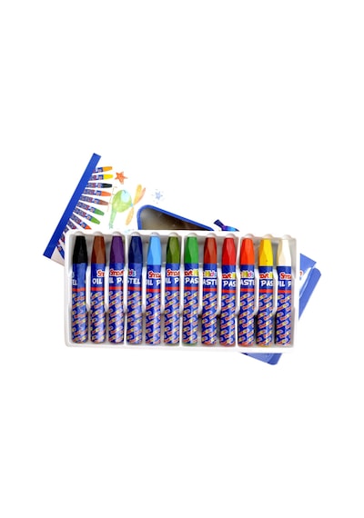 Smart Kids 3'lü Boya Seti - 12'li Kuru + Keçeli ve Pastel Boya