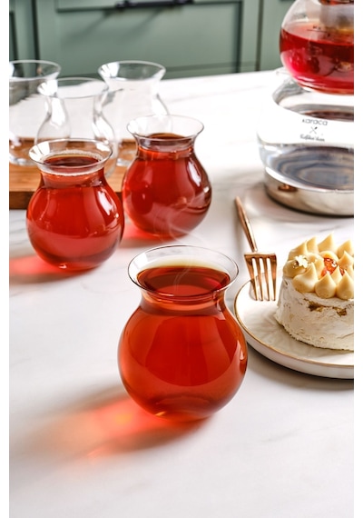 Karaca x Refika Gönlübol 6'Lı Çay Bardağı Seti
