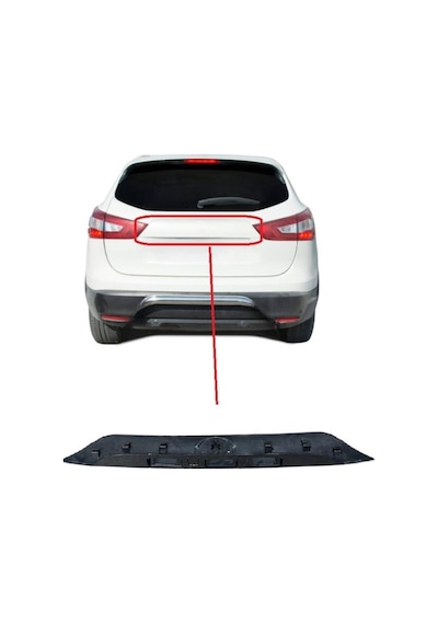 Nissan Qashqai Bagaj Kapağı Çıta Kaplaması 2014-2015