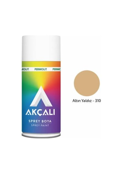 Akçalı Sprey Boya 310 Altın Yaldız 400 ML N11.12009