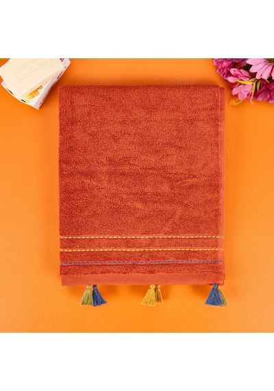 Soft Kybele Yüz Havlusu - Beyaz - 45x65 Cm Renkli
