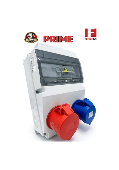 Formpan Prıme 22kw Trifaze 7,4kw Monofaze - Elektrikli Araç Şarj Cihazı Kombinasyon Kutusu Ip44