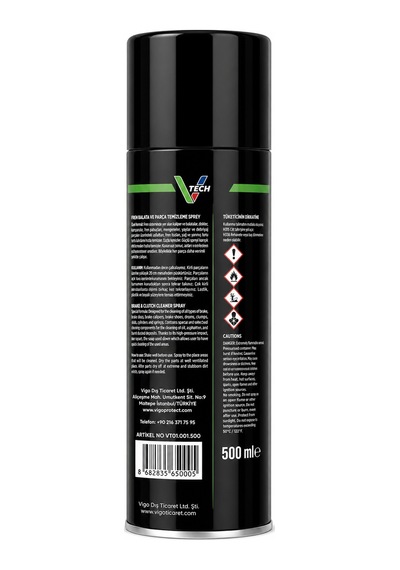 Mafra V Tech Fren Balata Ve Parça Temizleme Spreyi 500 Ml