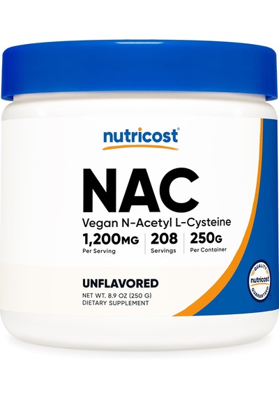 Nutricost N-acetyl L-cysteine N.a.c Powder 250 Gram 208 Servis Aromasız