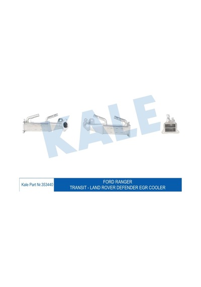 Egr Soğutucu Transit Mk6 V347 V348 2006-2014 Land Rover L316 2,2 Td4 Bk3q9f464be Kale 353440