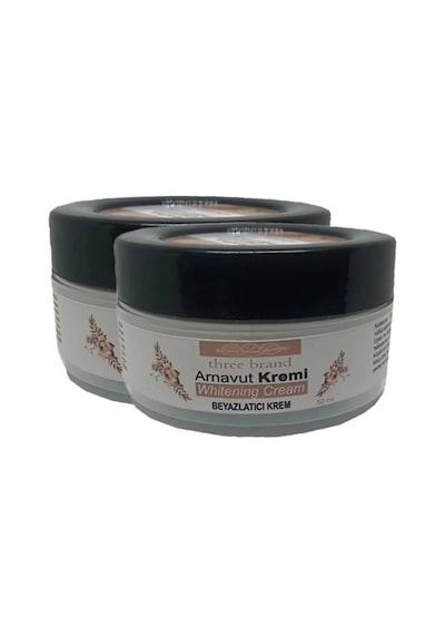 Süper Three Brand Arnavutkremi 2 Adet Whitens Cream Tümbölge Kremi 50 Ml