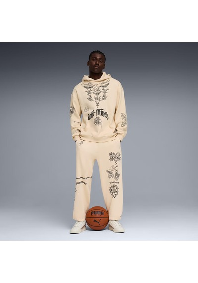 Puma Swish N Ink Relaxed Basketball Erkek Sweatshirt C-pum634655p01p01 Sarı