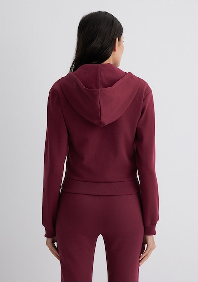 Mavi - Kapüşonlu Bordo İnterlok Sweatshirt 1s10424-70394 Bordo
