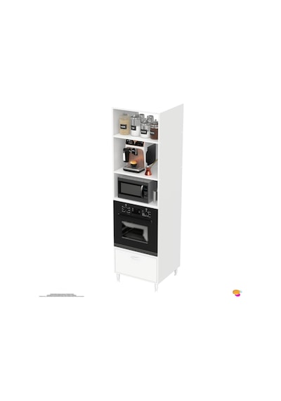 Modilayn Ayq 60x217x56 Cm Boyutunda Ankastre 1 Kapaklı Mini/midi Mikrodalga Fırın Dolabı Beyaz Modilayn Ayq 60x217x56 Cm Boyutunda Ankastre 1 Kapaklı Mini/midi Mikrodalga Fırın Dolabı Beyaz