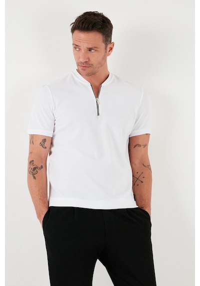 Buratti Pamuklu Regular Fit Yarım Fermuarlı Kolej Yaka 3'Lü Paket Erkek T Shirt 5902653S3 Siyah-Beyaz-Lacivert Buratti Pamuklu Regular Fit Yarım Fermuarlı Kolej Yaka 3'Lü Paket Erkek T Shirt 5902653S3 Siyah-Beyaz-Lacivert
