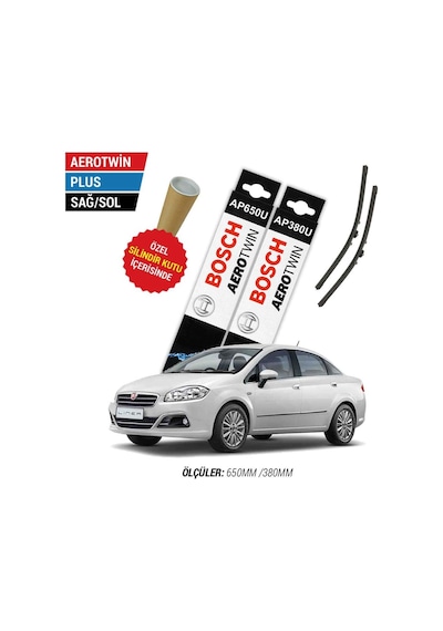 Fiat Linea 2008 Model Silecek Takımı Ön Bosch Aerotwin Plus