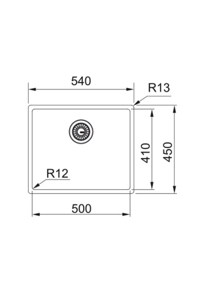 Franke Bxm 210/110-50 Paslanmaz Çelik Evye, Antrasit Renk, 54x45 Cm Antrasit