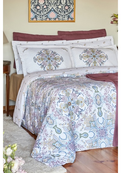 Karaca Home Vandy Çift Kişilik Düet Set Mürdüm