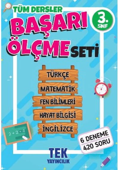 Tek 3.sınıf Başarı Ölçme Seti 6 Fasikül Deneme