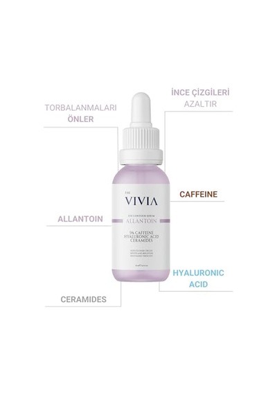 Tr Torbalanma, Koyu Halka Ve Morluk Karşıtı Aydınlatıcı Göz Altı Serumu%5 Caffeine, Allantoin, 30 Ml