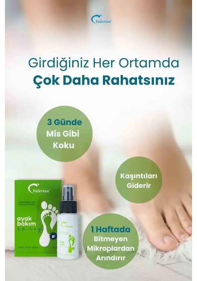 Valerian Ayak Bakım Seti 2'li