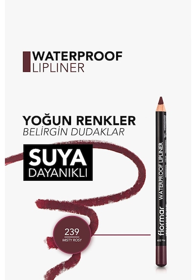 Flormar Dudak Kalemi Waterproof Lipliner 239 Misty Rosy 47000037-239