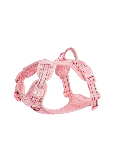 Haute Couture Köpek Göğüs Tasması Pembe S