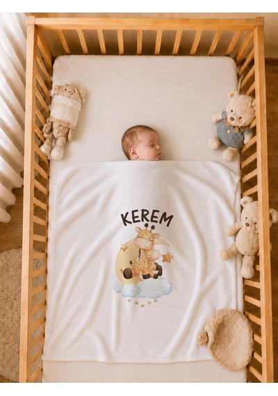 Pia Baby Yeni Doğan Erkek Bebek 4 Parça Hastane Çıkışı Seti %100 Pamuk Kişiye Özel İsimli Battaniyeli Tulum Set 2066btyx Krem