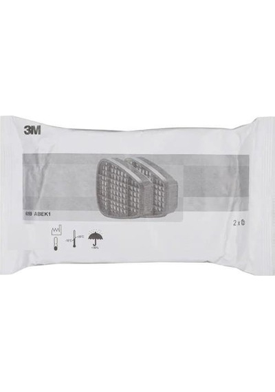 3M 6059 Abek1 Asit,Amonyak Gazı ve Buhar Filtre 5 Çift
