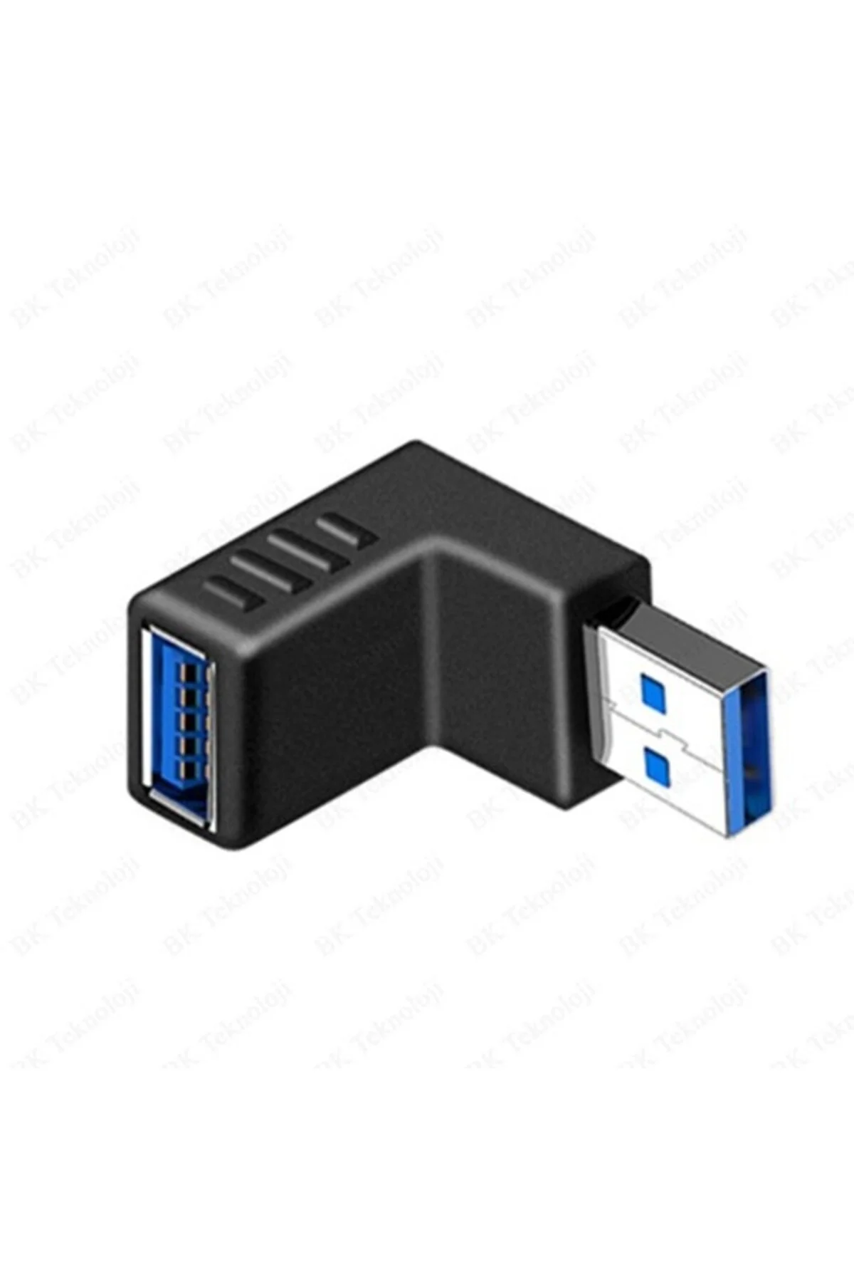 Usb 3.0 Aşağı Açılı Konnektör Erkek Dişi 90 Derece Uzatma Adaptörü Yüksek Hızlı Usb Yeni 3.0 Sürümü 1