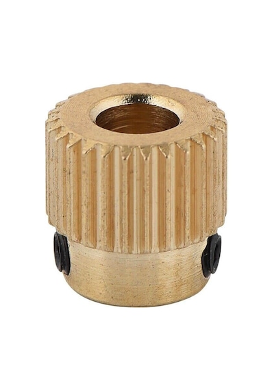 Koodmax 5 Adet Mk8 Extruder 40 Diş 5mm Pirinç Özel Tel Besleme Ekstrüzyon Tekerleği Dişlisi
