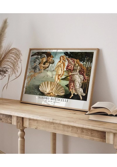 Çerçevesiz Poster Sandro Botticelli Venüs'ün Doğuşu 2