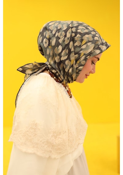 Silk Home Twill İpek Eşarp 11451-27 KOYU YEŞİL