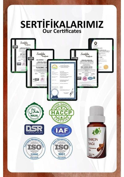 Tarçın Yağı Cinnamon Essential Oil 10 Ml.