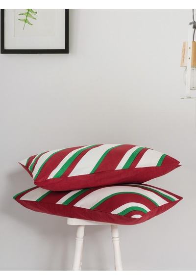 Cozy Home Festive Tek Kişilik Lastikli Çarşaflı Nevresim Takımı Merry Kırmızı Kırmızı