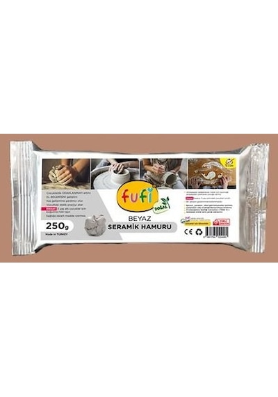 Fufi Kil Seramik Hamuru 250 Gr Beyaz