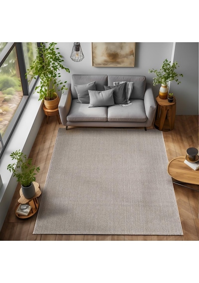 Yumuşak Bukleli Sisal Jüt Salon Oturma Odası Kahverengi Renkli Halı Kahverengi