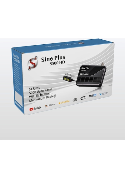 Sine Plus 550 BT HD Uydu Alıcısı - Bluetooth Kumanda