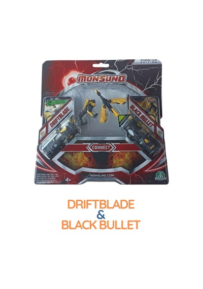 Monsuno Lisanslı Vs 2 Li Fusion Figür 3'lü Set Lock & Evo / Driftblade & Black Buııet / Backslash & Shadowhornet Tek Beden